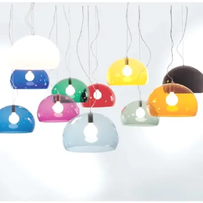 A sospensione Kartell Fl/y stile Design a prezzi outlet