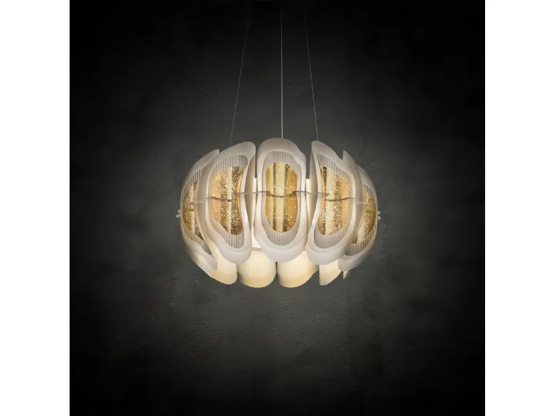 A sospensione Slamp Fiordlys slamp sospensione led  36w Oro con forte sconto