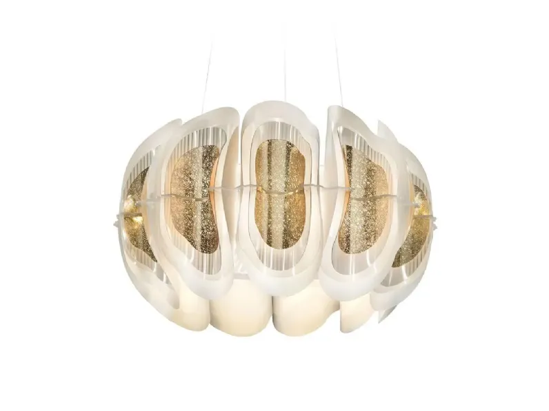 A sospensione Slamp Fiordlys slamp sospensione led  36w Oro con forte sconto