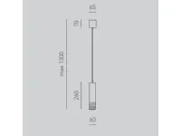 A sospensione Collezione esclusiva Emily gea luce sospensione Nero con forte sconto