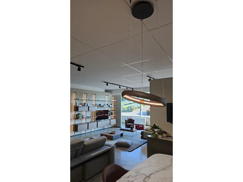 A sospensione Ozzio Lampada a sospensione ring light ozzio stile Design a prezzi convenienti