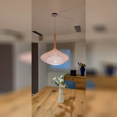 A sospensione Lampada sospensione intreccio filo rame  Ideal lux in Offerta Outlet 