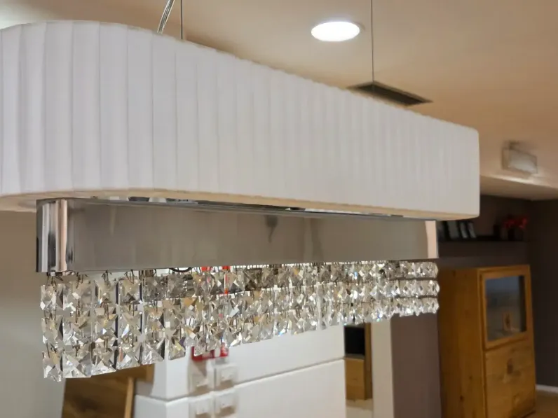 A sospensione Lampada sospensione tavolo svarowsky  Fabbian in Offerta Outlet 