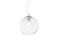A sospensione in vetro Nemo trasparente d30 sospensione Collezione esclusiva a prezzo Outlet