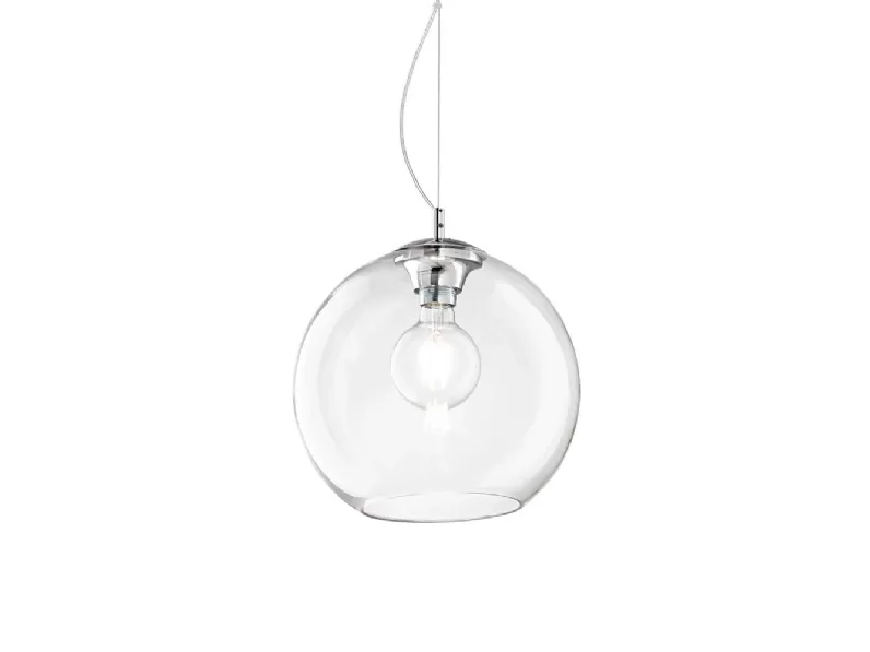 A sospensione in vetro Nemo trasparente d30 sospensione Collezione esclusiva a prezzo Outlet