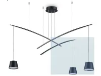 A sospensione in vetro Fish sp3  Ideal lux in Offerta Outlet