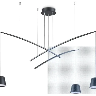 A sospensione in vetro Fish sp3  Ideal lux in Offerta Outlet