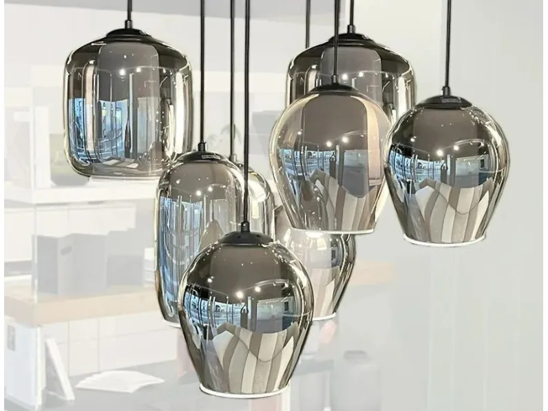 A sospensione stile Design Lampada sospesa ondaluce bonnie Ondaluce in saldo