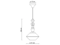 A sospensione Lariat c2710 ferroluce Collezione esclusiva con uno sconto esclusivo