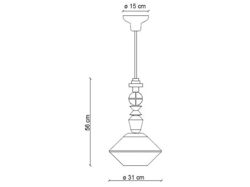 A sospensione Lariat c2710 ferroluce Collezione esclusiva con uno sconto esclusivo
