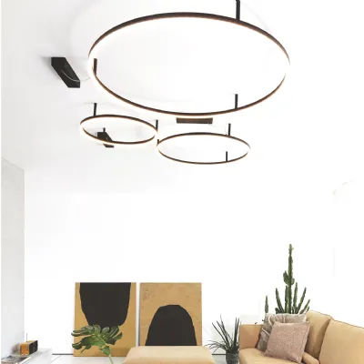 A sospensione Ideal lux Oracle slim Nero a prezzi outlet