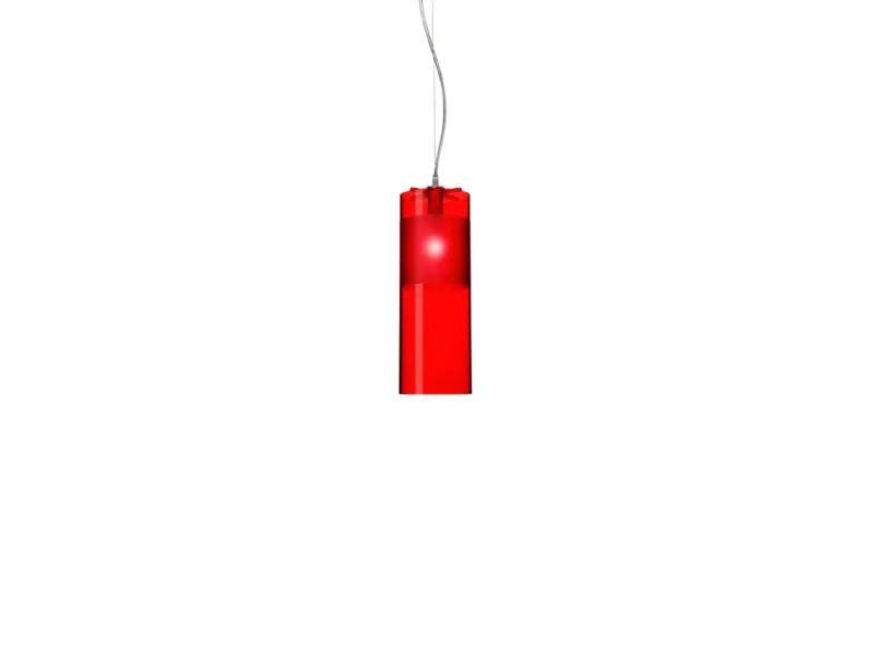A sospensione stile Moderna Easy rosso sospensione Kartell a prezzi outlet