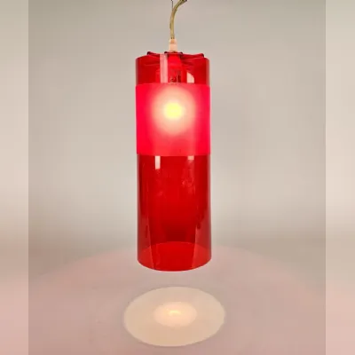 A sospensione stile Moderna Easy rosso sospensione Kartell a prezzi outlet