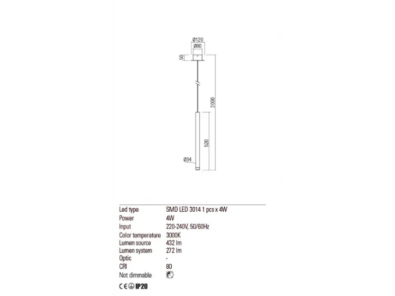 A sospensione Madison lampada a sospensione led Collezione esclusiva con uno sconto esclusivo