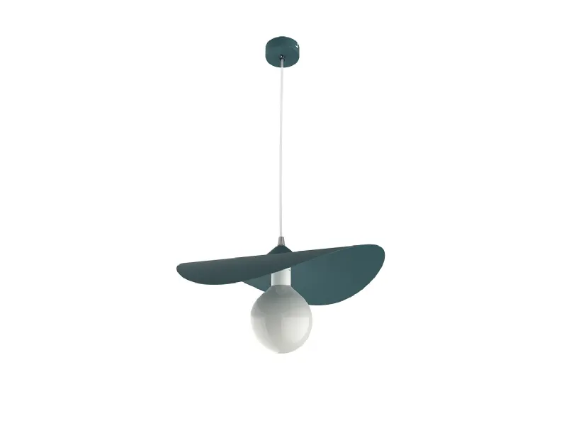 A sospensione in metallo Piuma lumicom diametro 60 cm Collezione esclusiva a prezzo Outlet