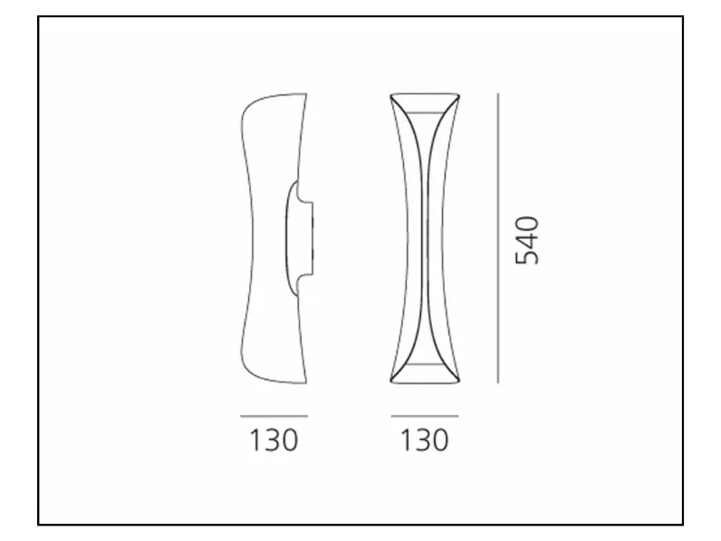 Da parete applique Cadmo parete Artemide a prezzo scontato 