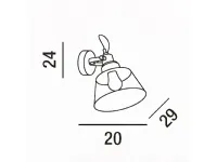 Da parete applique stile Moderna 6842 fu perenz lampada da parete Collezione esclusiva a prezzi convenienti