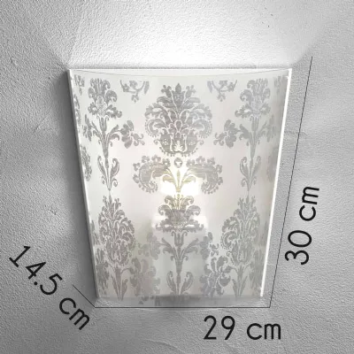 Da parete applique Emporium Cl429 babette applique decorata argento stile Moderna in offerta