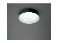 Da soffitto plafoniera Linea light 8294  crew 2  plafonierfa led  Nero in offerta