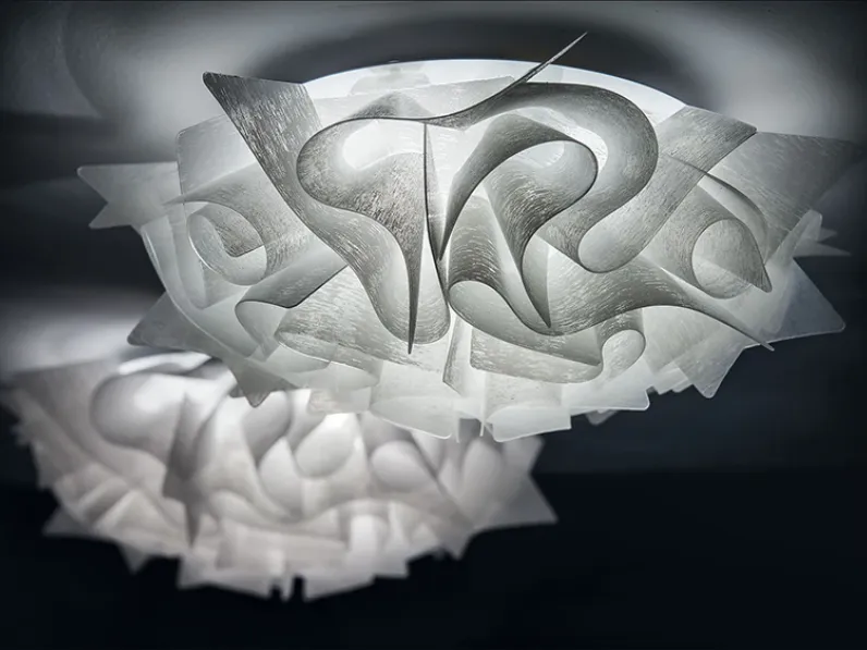 Da soffitto plafoniera in altro Veli mini couture plafoniera Slamp in Offerta Outlet