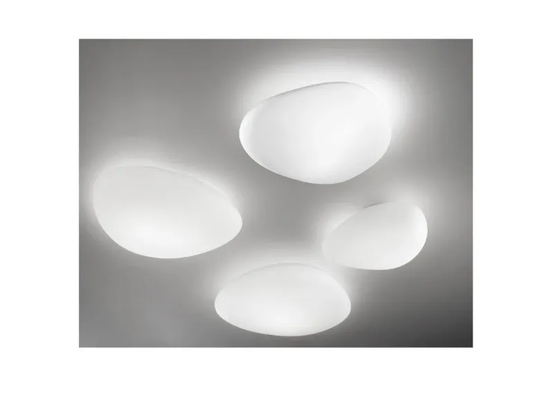 Da soffitto plafoniera stile Moderna Neochic ppm plafoniera in vetro soffiato Vistosi scontato