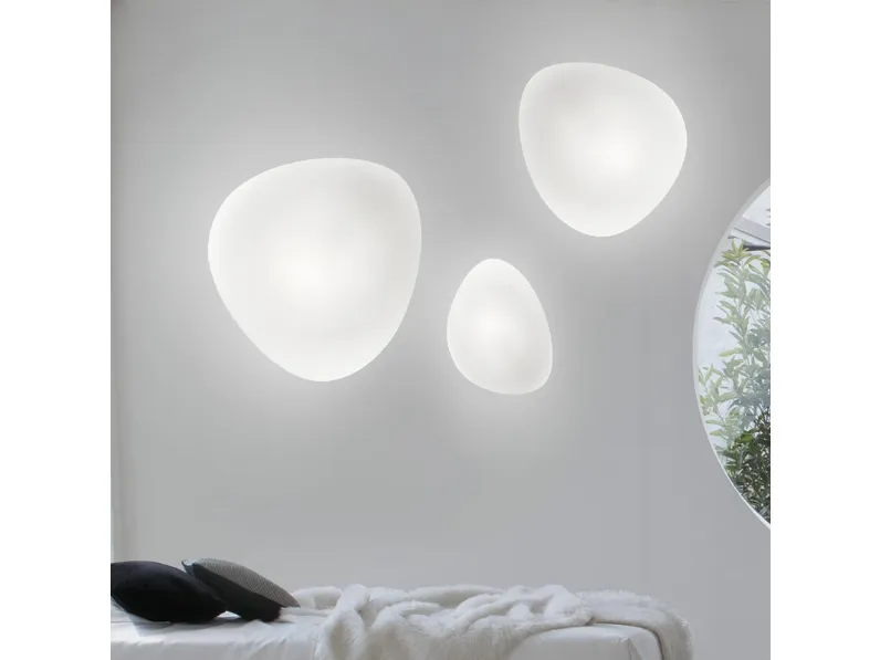 Da soffitto plafoniera stile Moderna Neochic ppm plafoniera in vetro soffiato Vistosi scontato