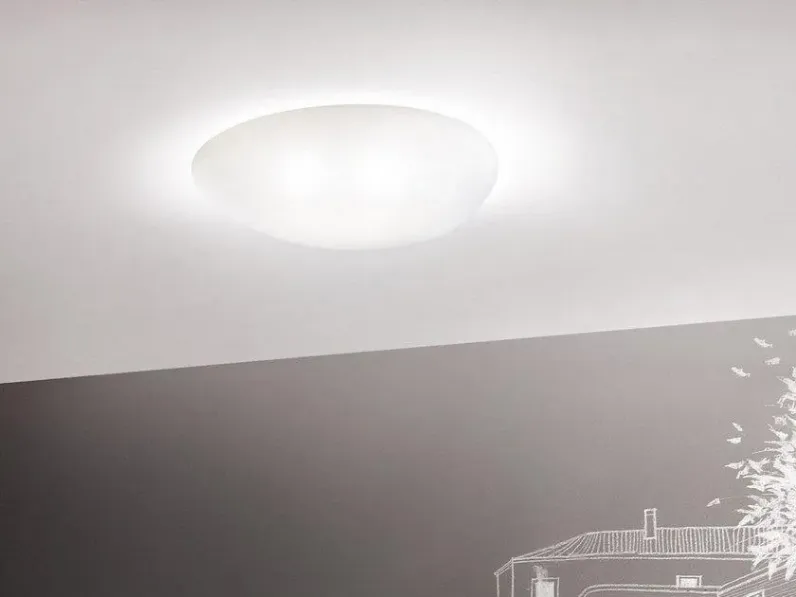 Da soffitto plafoniera stile Moderna Neochic ppm plafoniera in vetro soffiato Vistosi scontato