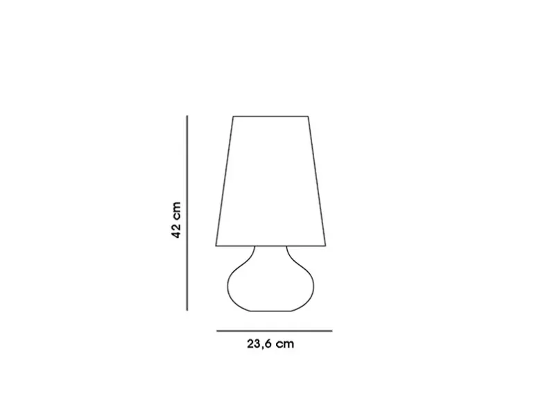 Da tavolo stile Design Cindy Kartell con forte sconto