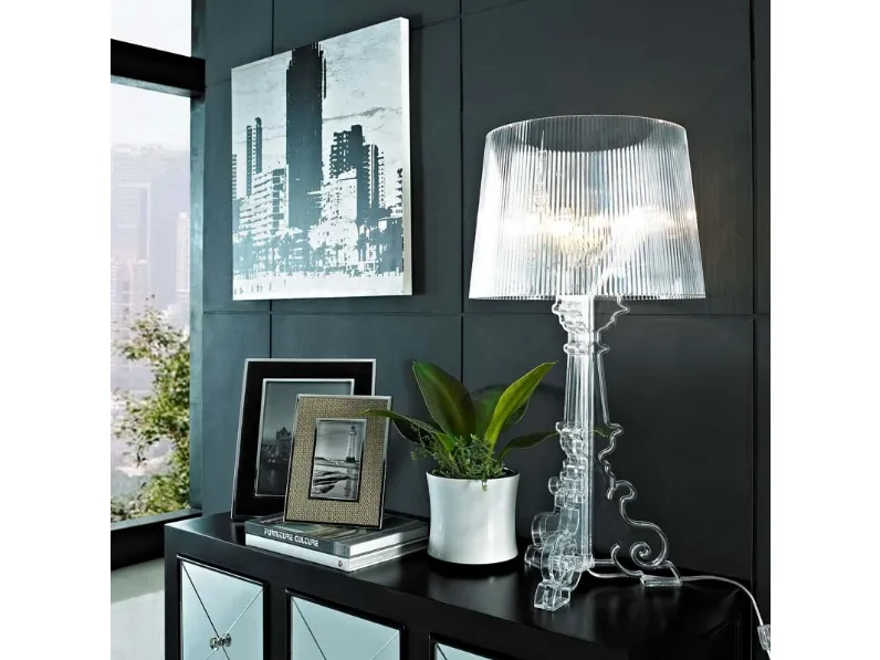 Da tavolo Kartell Bourgie Trasparente in offerta