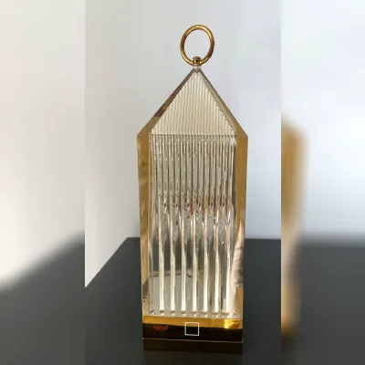 Da tavolo Kartell Lantern Ambra in offerta