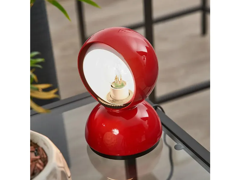Lampada Eclisse rosso artemide lampada da tavolo Collezione esclusiva in OFFERTA OUTLET