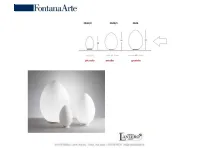 Lampada da tavolo uovo grande Fontana arte in OFFERTA OUTLET
