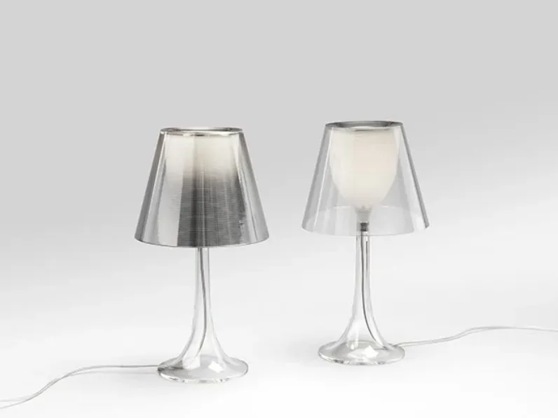 Da tavolo stile Moderna Miss k  lampada da tavolo trasparente Flos in offerta outlet