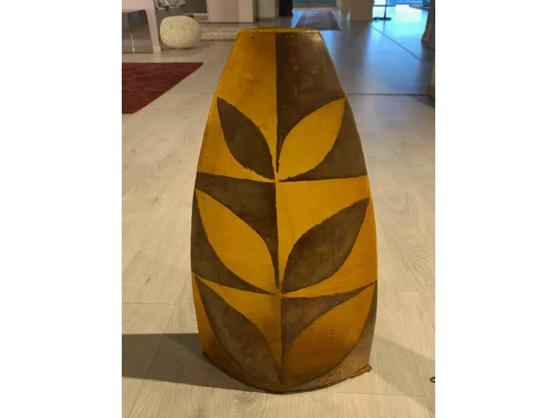 Da tavolo Artigianale Tris lampade in resina  Arancio con forte sconto