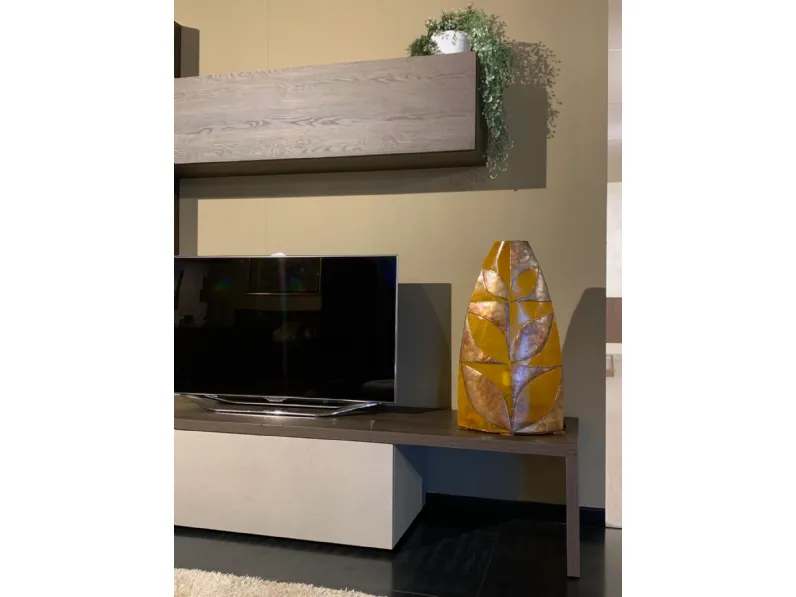 Da tavolo Artigianale Tris lampade in resina  Arancio con forte sconto