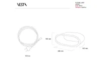 Lampada Future vestadesign lampada da tavolo led Vesta in OFFERTA OUTLET