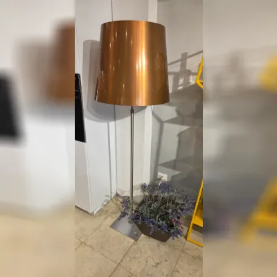 Da terra Lampada terra inox e rame metal  Fabbian a prezzo Outlet 