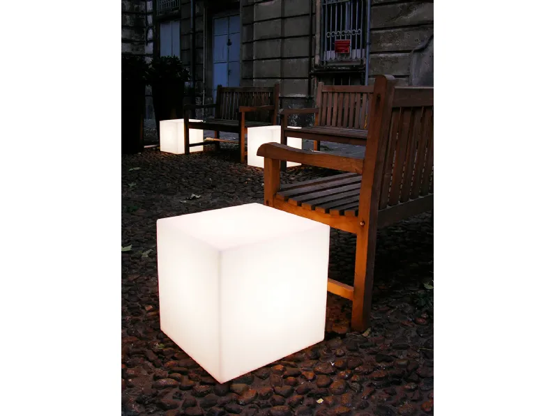 Da terra Slide Cubo 50 led Bianco a prezzi convenienti