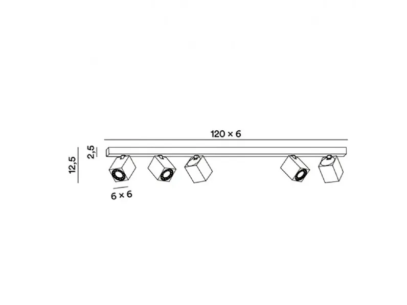 Da soffitto plafoniera in metallo 8713n oddy perenz lampda a soffitto led Collezione esclusiva in Offerta Outlet