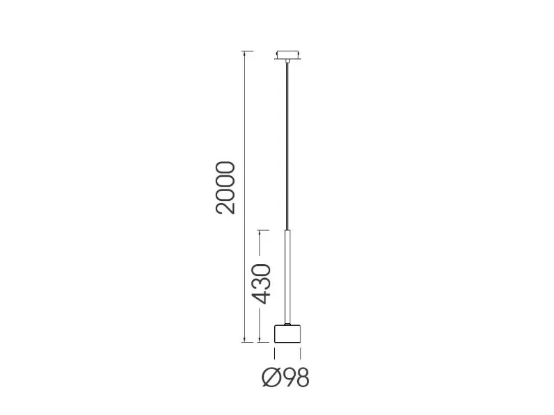 Lampada Collezione esclusiva 7875 tonic sospensione cromo specchiato a PREZZI OUTLET