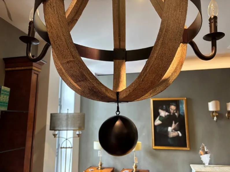 Lampada Dialma brown Lampadario a PREZZI OUTLET