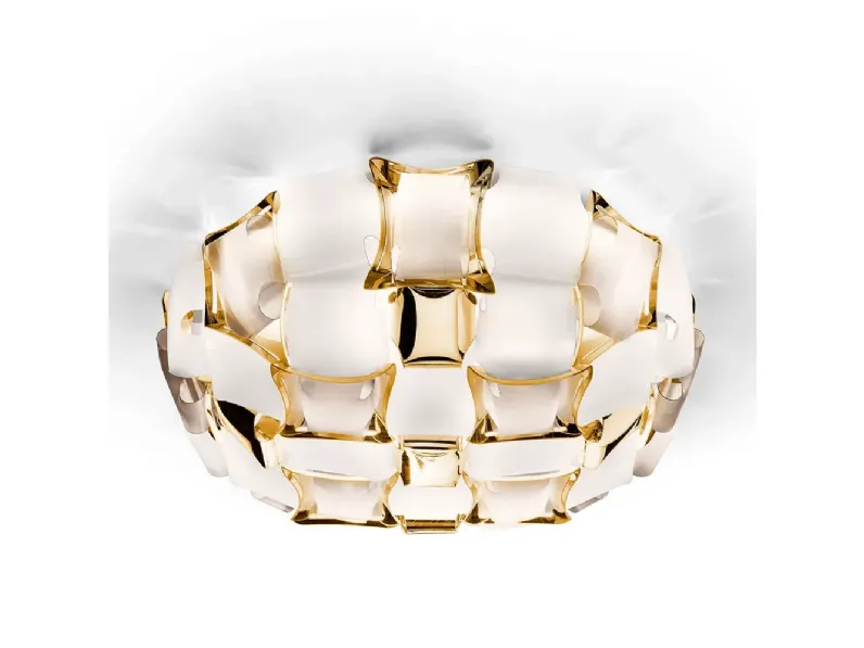 Da soffitto plafoniera stile Moderna Mida medium gold plafoniera Slamp a prezzi convenienti