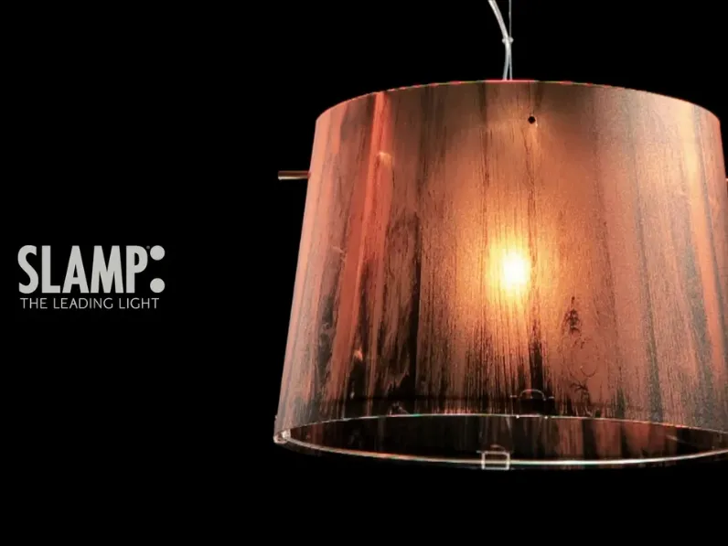 Lampada Slamp Woody arancio lampada a sospensione a PREZZI OUTLET