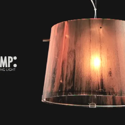 Lampada Woody arancio lampada a sospensione Slamp in OFFERTA OUTLET