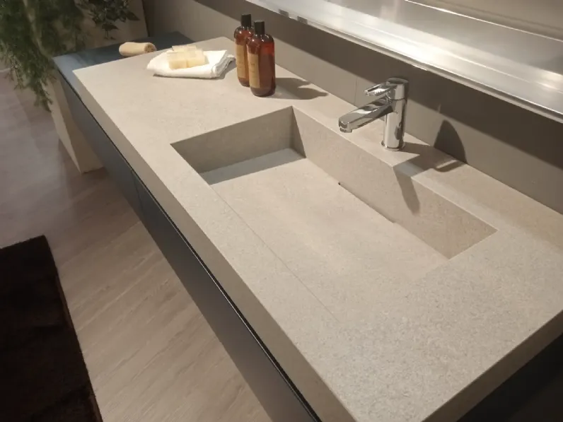 Lavabo in Acciaio modello Bagno rivo a marchio Scavolini a prezzi outlet