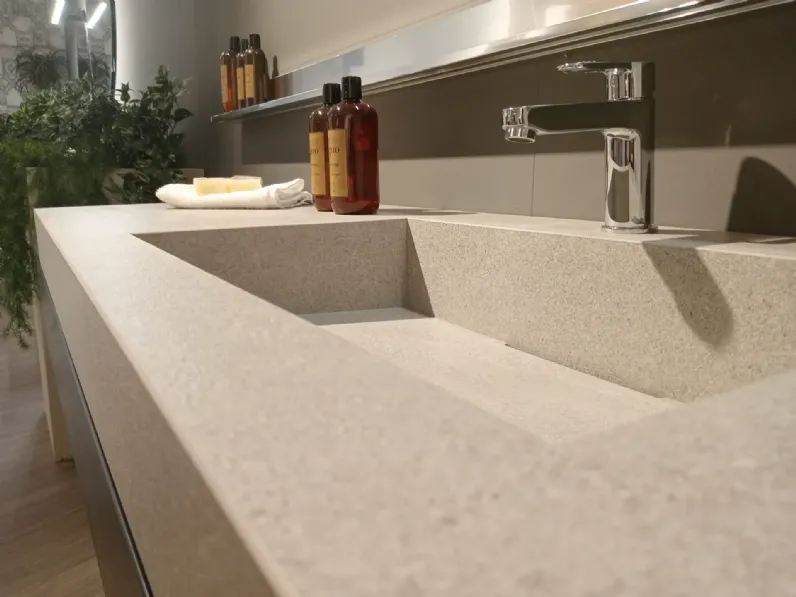 Lavabo in Acciaio modello Bagno rivo a marchio Scavolini a prezzi outlet