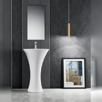 Lavabo in Solid surface modello Hilton next 01 a marchio Mastella a prezzi outlet