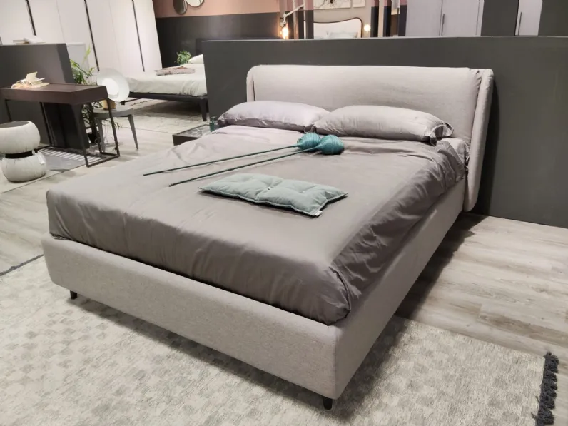Letto moderno con contenitore Nevis rimar Artigianale a prezzo scontato