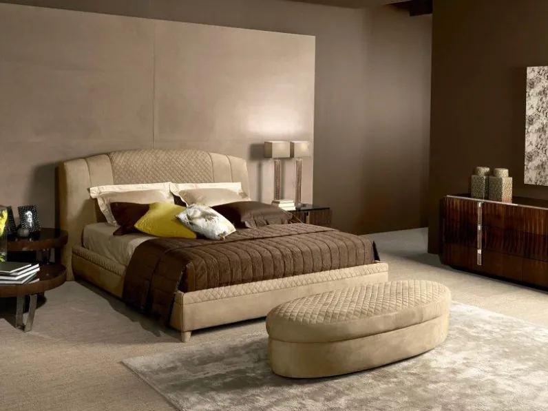 Letto classico Letto luxury in pelle Md work con un ribasso del 30%