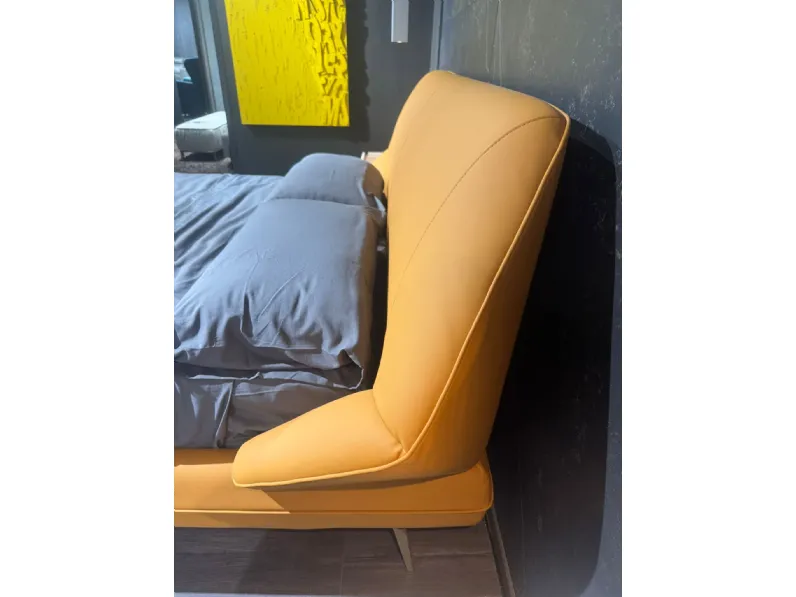Letto matrimoniale design Origami Novaluna a prezzo scontato